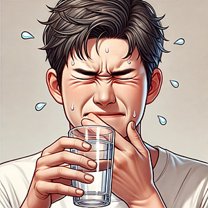 이빨이 흔들리고 시리다