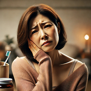 첫음식 씹으면 턱이 시린